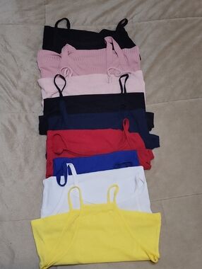 Pack Of 9 Various Tank Tops